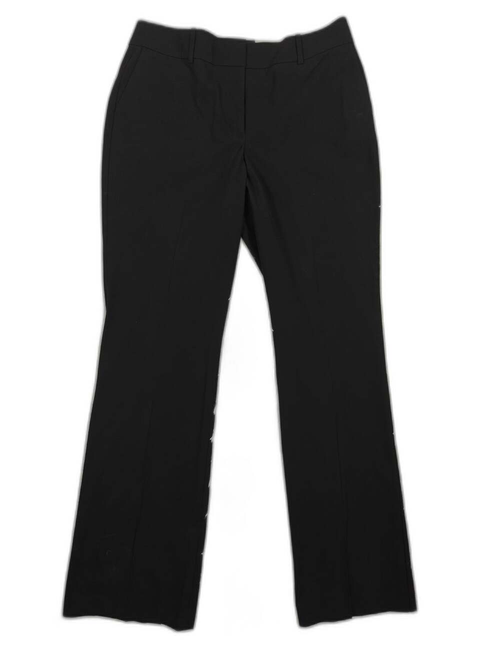 Womens Ann Taylor Curvy Fit Dress Pants Black Size 12 Tall New With Tags
